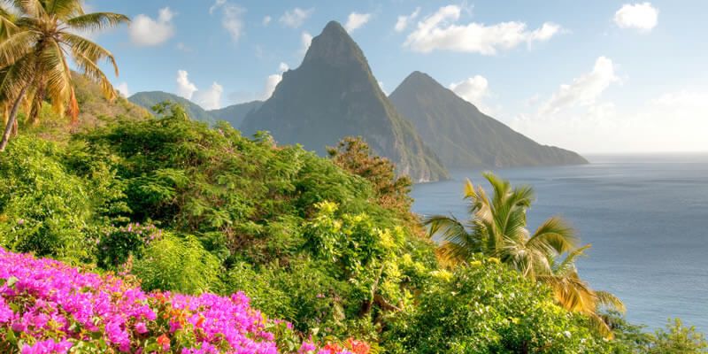 St Lucia Pitons